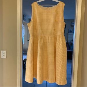 Retro Yellow Dress